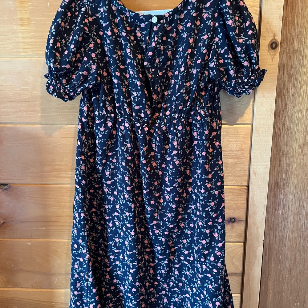 Old Navy Floral Girls Dress Size L 10/12 - Picture 3 of 6